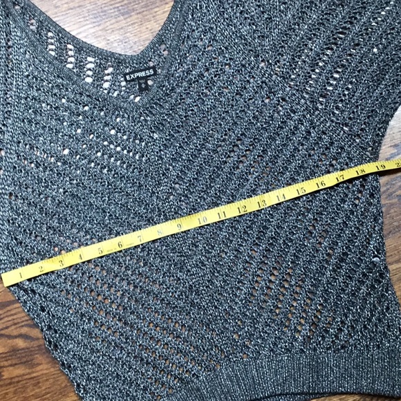 Silver Crochet Sweater - Picture 7 of 8